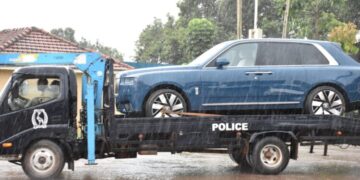 R-Royce, Mystery Surrounds Towing of Anita Among’s Luxury Fleet to Naguru Police Headquarters