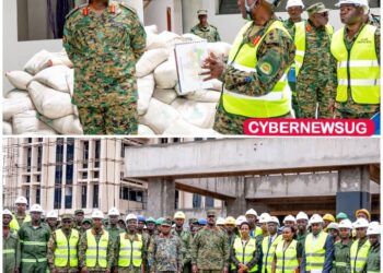 Gen Muhoozi; UPDF Engineering Brigade Commended as New Defence Headquarters Reaches 87% Completion